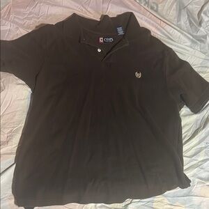 Chaps Men's Black Polo Shirt